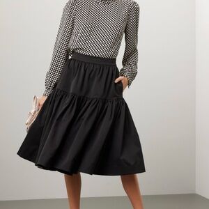 Kate Spade Drop Waist Faille Skirt